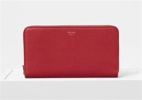 red celine wallet|celine wallet price.